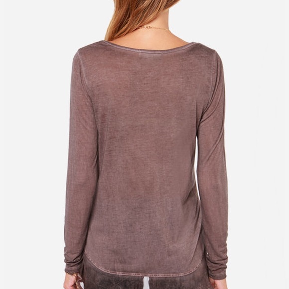 136. Lulus Black Swan Dooriya Sable Long Sleeve Top Small - Picture 4 of 11